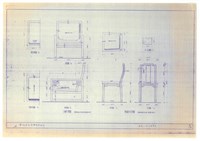 《鄭成功紀念館傢俱設計圖》圖組藏品圖，第4張